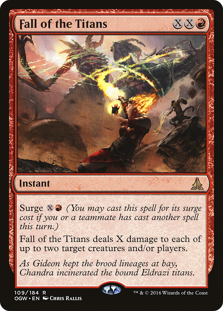 Oath of the Gatewatch - (OGW-109) - Fall of the Titans Foil