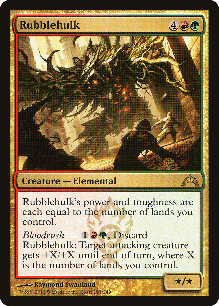 Gatecrash - (GTC-191) - Rubblehulk Foil