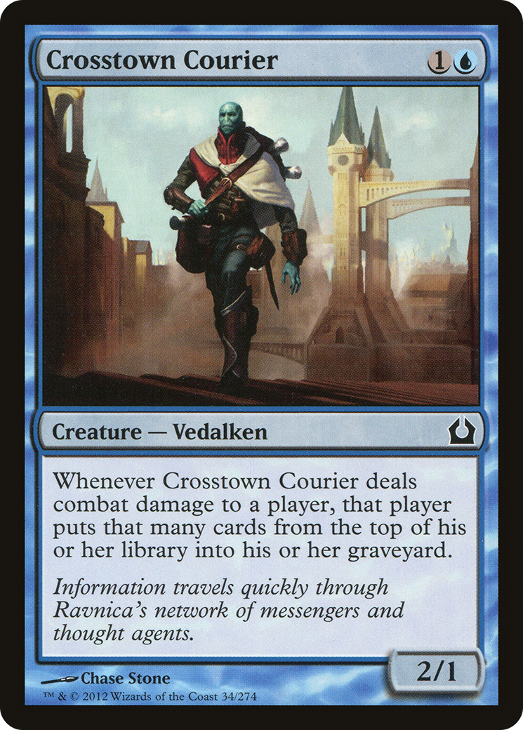 Return to Ravnica - (RTR-034) - Crosstown Courier Foil