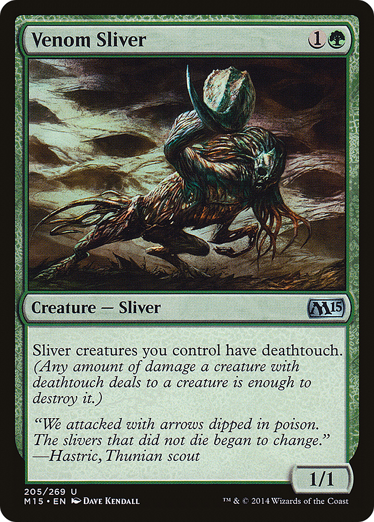 Magic 2015 - (M15-205) - Venom Sliver Foil