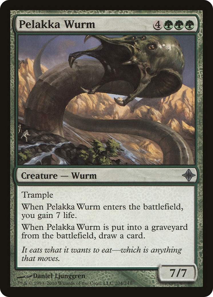 Rise of the Eldrazi - (ROE-204) - Pelakka Wurm