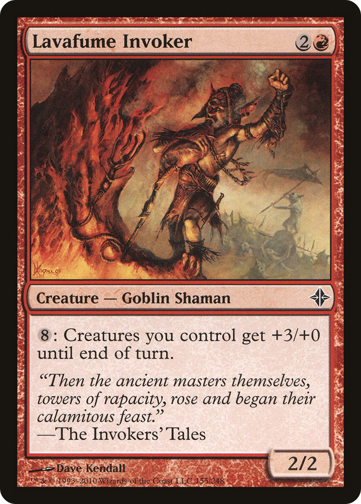 Rise of the Eldrazi - (ROE-155) - Lavafume Invoker Foil