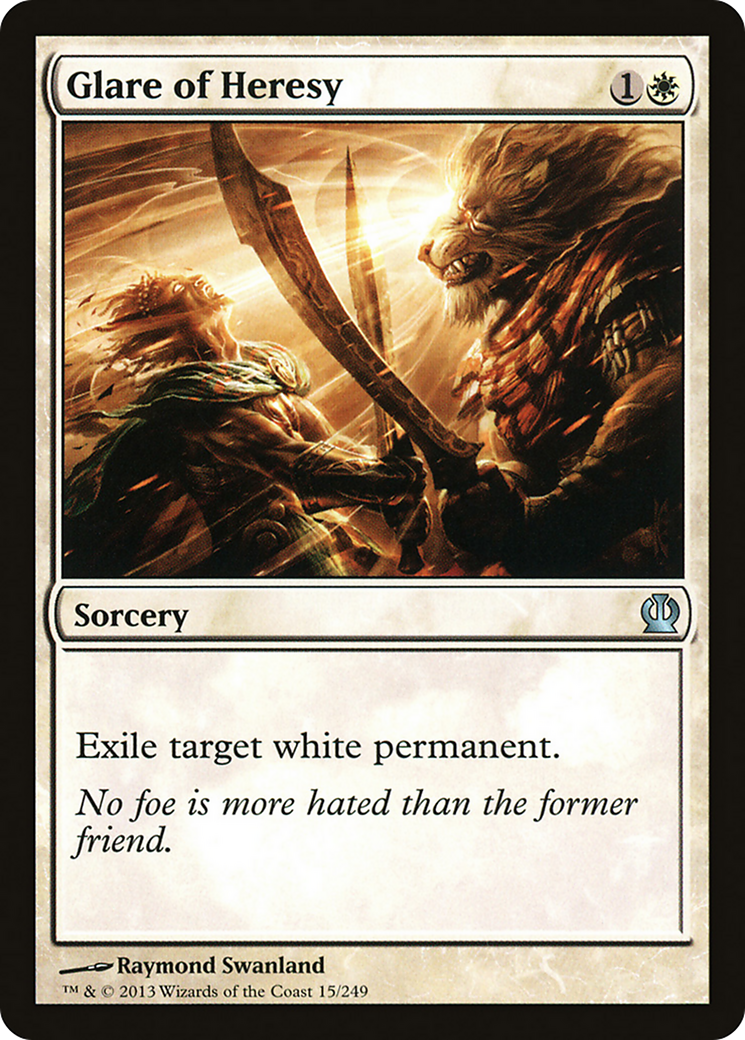 Theros - (THS-015) - Glare of Heresy Foil