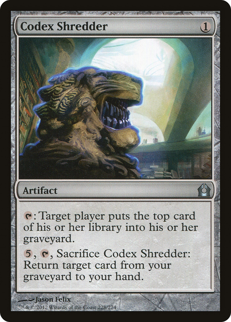 Return to Ravnica - (RTR-228) - Codex Shredder Foil