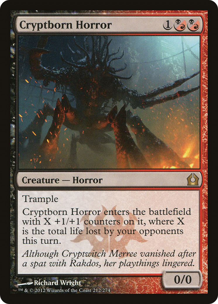 Return to Ravnica - (RTR-212) - Cryptborn Horror Foil