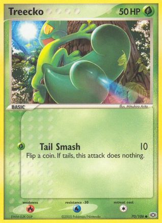 Emerald  070 Treecko  - Reverse Holofoil - Common