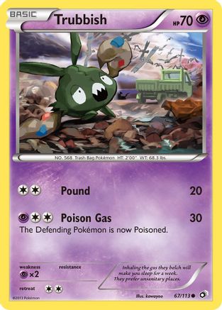 Legendary Treasures  067/113 Trubbish  - Common