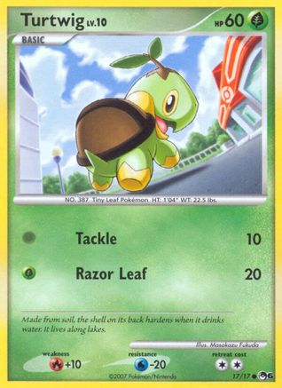 POP Series 6  017 Turtwig  - Common