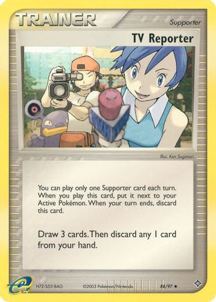 Dragon  088 TV Reporter  - Reverse Holofoil - Uncommon