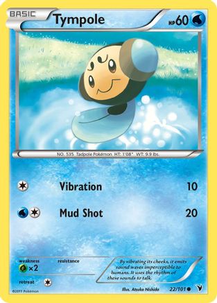 Noble Victories  022 Tympole  - Reverse Holofoil - Common