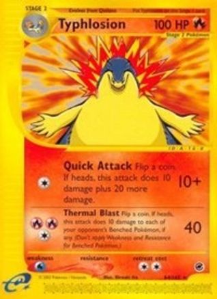 Expedition  064 Typhlosion (64)  - Reverse Holofoil - Rare