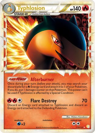 HeartGold SoulSilver  110 Typhlosion (Prime)  - Holofoil - Ultra Rare
