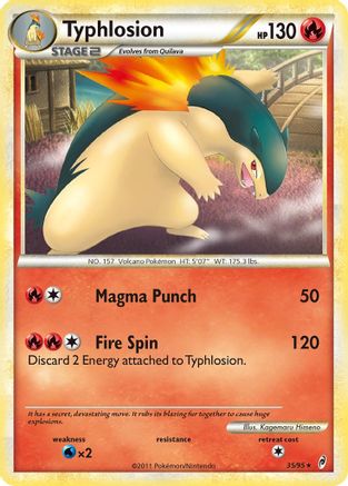 Call of Legends  Typhlosion  - Rare