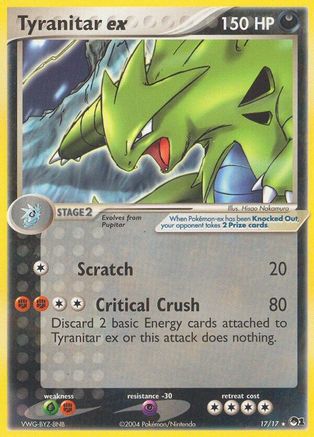 POP Series 1  Tyranitar ex (Holo)  - Holofoil - Ultra Rare
