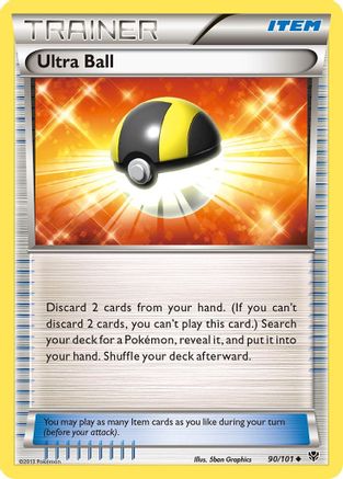 Plasma Blast  090/101 Ultra Ball  - Uncommon