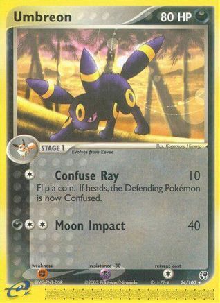 Sandstorm  024/100 Umbreon  - Rare