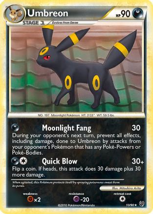 Undaunted  010 Umbreon  - Reverse Holofoil - Holo Rare