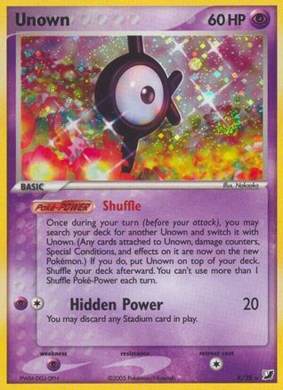 Unseen Forces  Unown (K)  - Holofoil - Holo Rare
