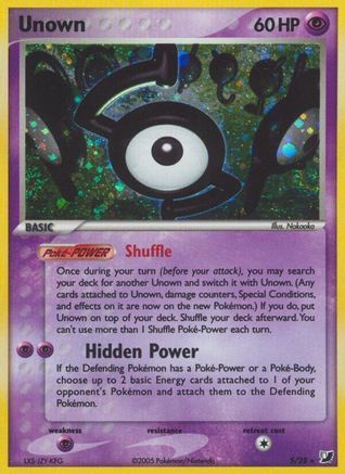 Unseen Forces  Unown (S)  - Holofoil - Holo Rare
