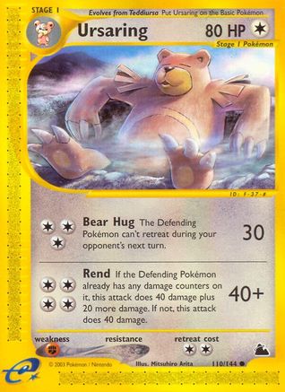 Skyridge  110 Ursaring  - Reverse Holofoil - Common