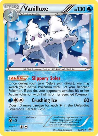 Next Destinies  033 Vanilluxe  - Holofoil - Holo Rare