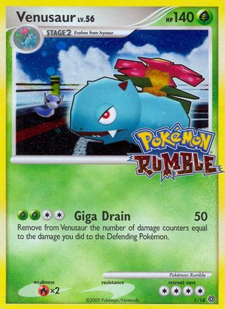 Rumble  Venusaur  - Holofoil - Promo