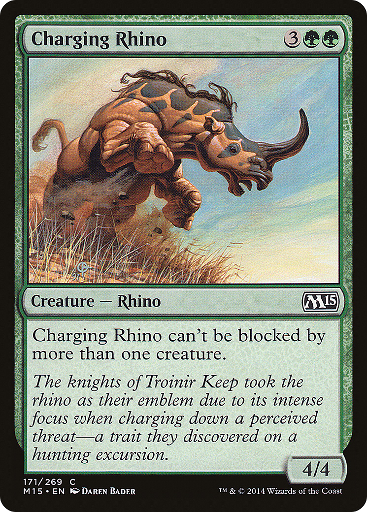 Magic 2015 - (M15-171) - Charging Rhino Foil