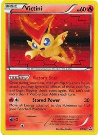 Black and White Promos  BW32 Victini  - Holofoil - Promo