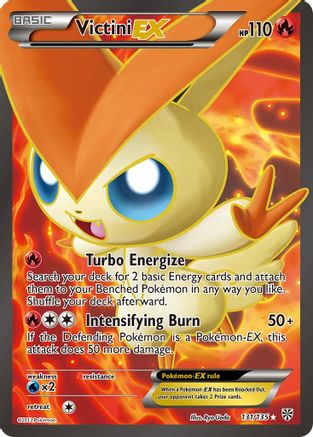 Plasma Storm  131 Victini EX (131 Full Art)  - Holofoil - Ultra Rare