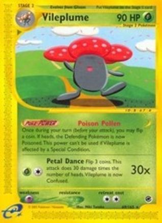 Expedition  069/165 Vileplume (69)  - Reverse Holofoil - Rare