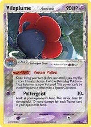 Holon Phantoms  017/110 Vileplume (Delta Species)  - Holofoil - Holo Rare