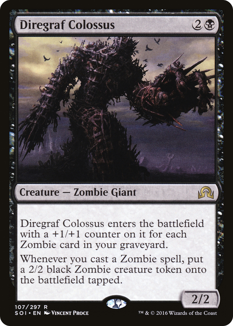 Shadows over Innistrad - (SOI-107) - Diregraf Colossus