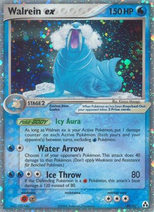 Legend Maker  089 Walrein ex  - Holofoil - Ultra Rare