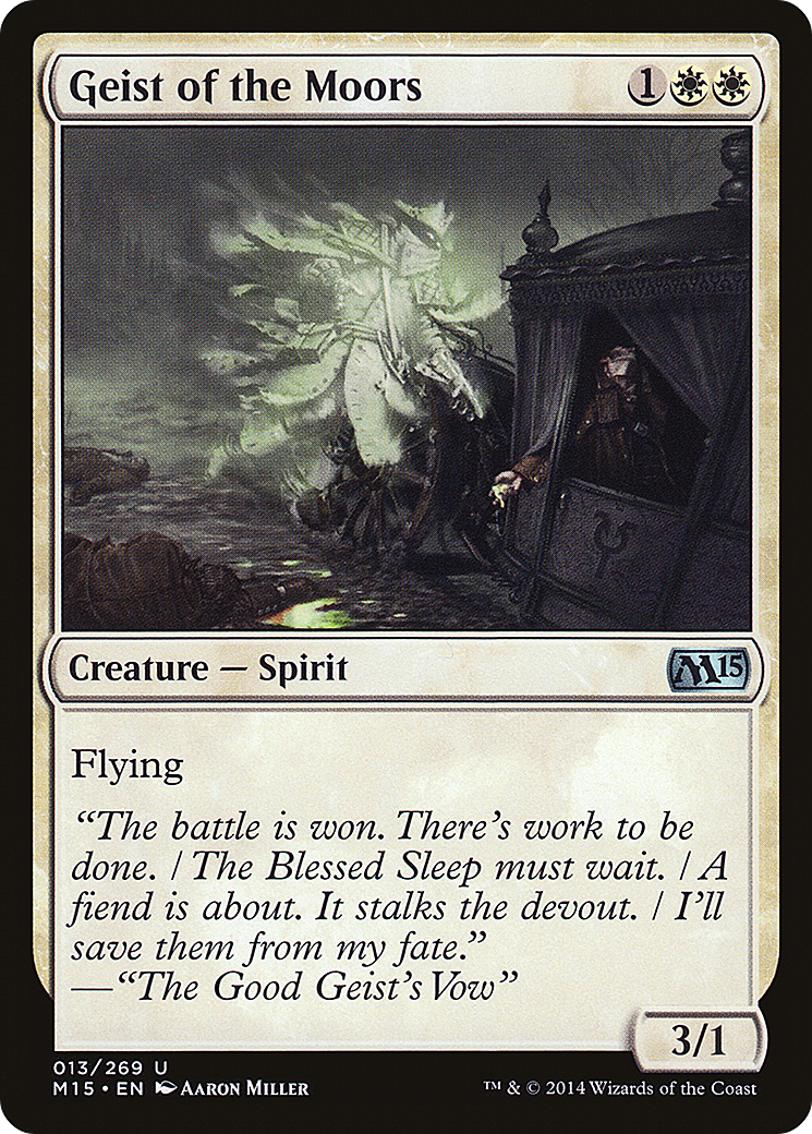 Magic 2015 - (M15-013) - Geist of the Moors