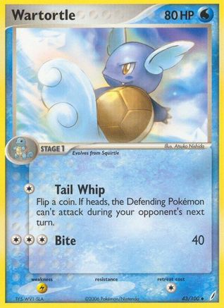 Crystal Guardians  043/100 Wartortle  - Uncommon