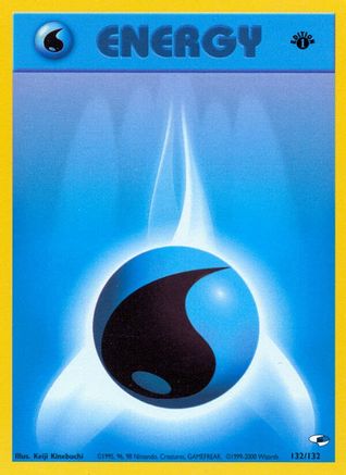 Gym Heroes  132/132 Water Energy  - 1st Edition - Common