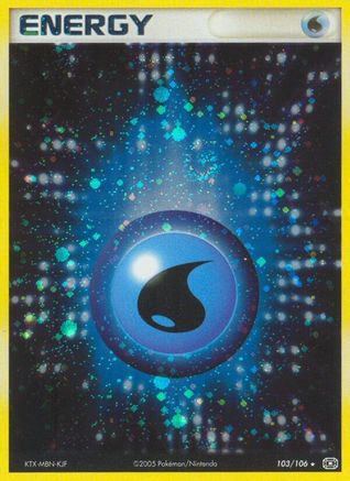 Emerald  103 Water Energy  - Holo Rare