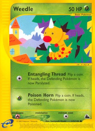 Skyridge  115 Weedle (115)  - Common