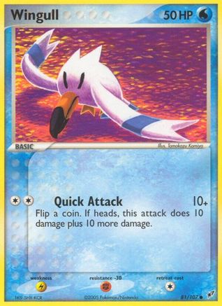 Deoxys  081 Wingull  - Common