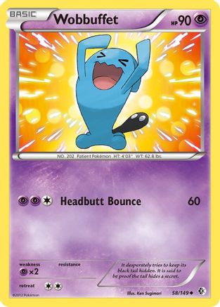 Boundaries Crossed  058 Wobbuffet  - Uncommon