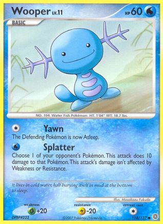 Secret Wonders  118 Wooper  - Common