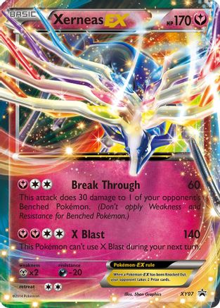 XY Promos  XY07 Xerneas EX  - Holofoil - Promo