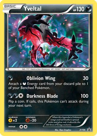 XY Promos  XY06 Yveltal  - Holofoil - Promo