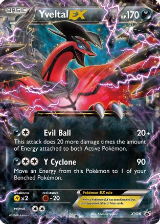 XY Promos  XY08 Yveltal EX  - Holofoil - Promo