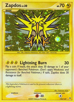 Supreme Victors  150 Zapdos (150)  - Holofoil - Secret Rare