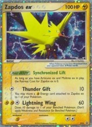 Nintendo Promos  Zapdos ex - 033 (EX Collector's Window Tins)  - Holofoil - Promo