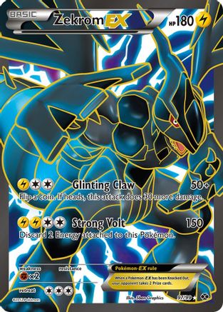 Next Destinies  097 Zekrom EX (97 Full Art)  - Holofoil - Ultra Rare