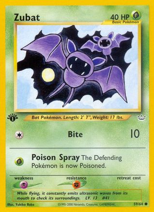 Neo Revelation  059/64 Zubat  - Unlimited - Common