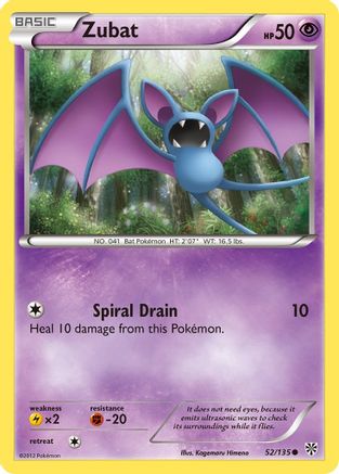Plasma Storm  052 Zubat (52)  - Common