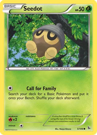 XY  Flashfire  005 Seedot  - Common
